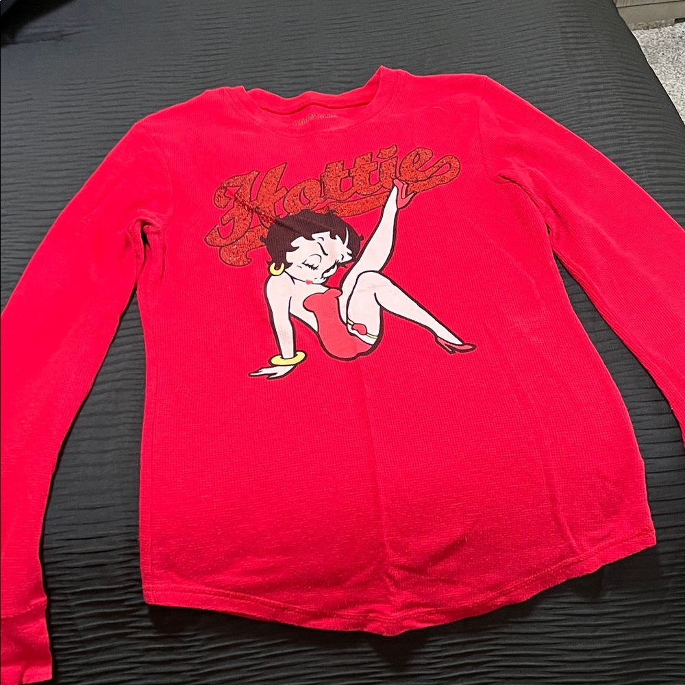 Betty Boop Red Hottie Graphic Tee